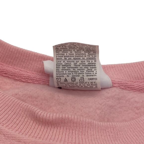 Champion Reverse Weave Sweatshirt Solid Pink Long Sleeve Crew Neck Size XS Retro - Picture 7 of 8